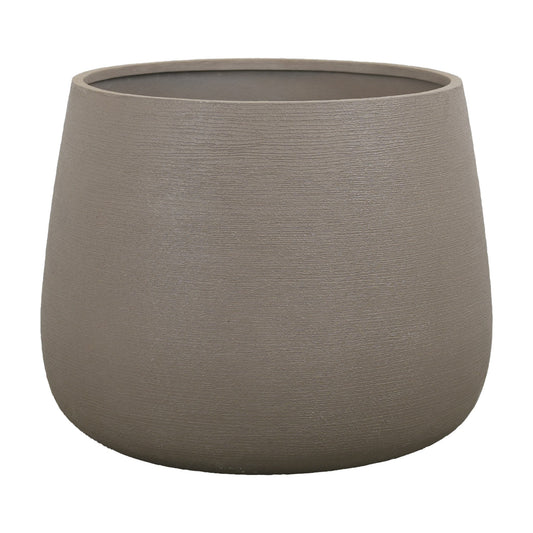 Cane-line Soil krukke rund stor, Ø 86 cm, Taupe structure