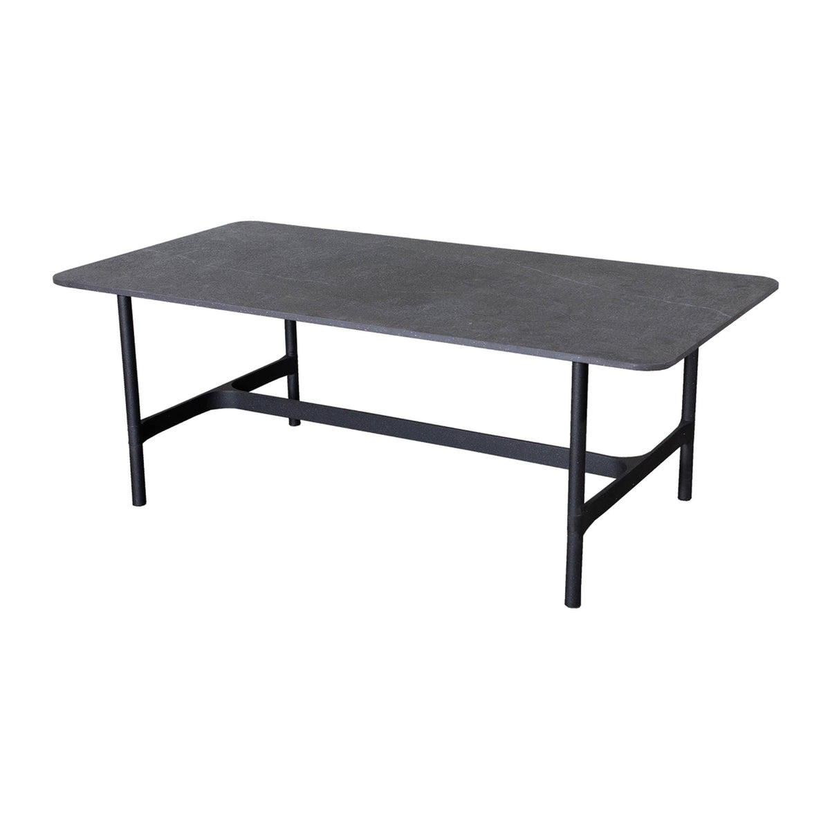 Cane-line Twist sofabord rektangulært 120×60 cm. Velg understell og bordplate