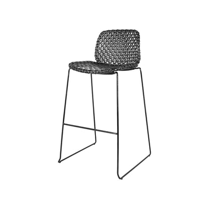 Cane-line Vibe barstol, black/graphite