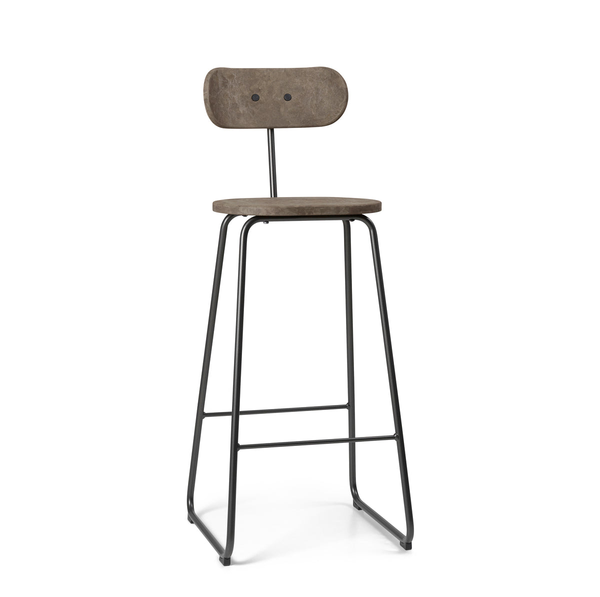 Mater Earth Stool Backrest barstol. Velg farge og høyde