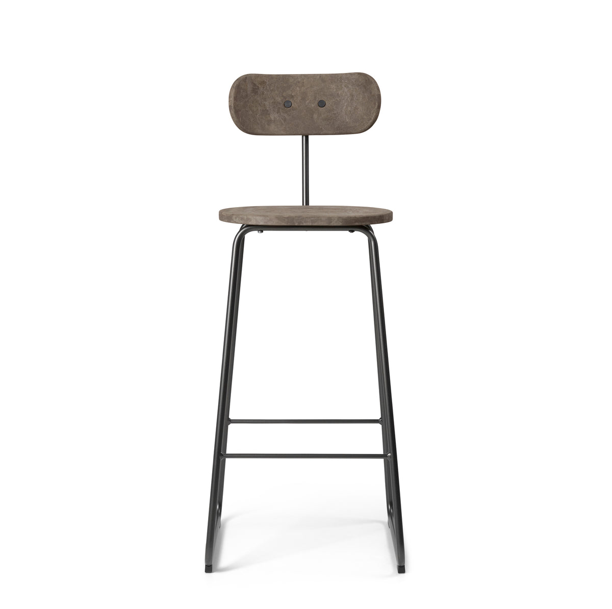 Mater Earth Stool Backrest barstol. Velg farge og høyde