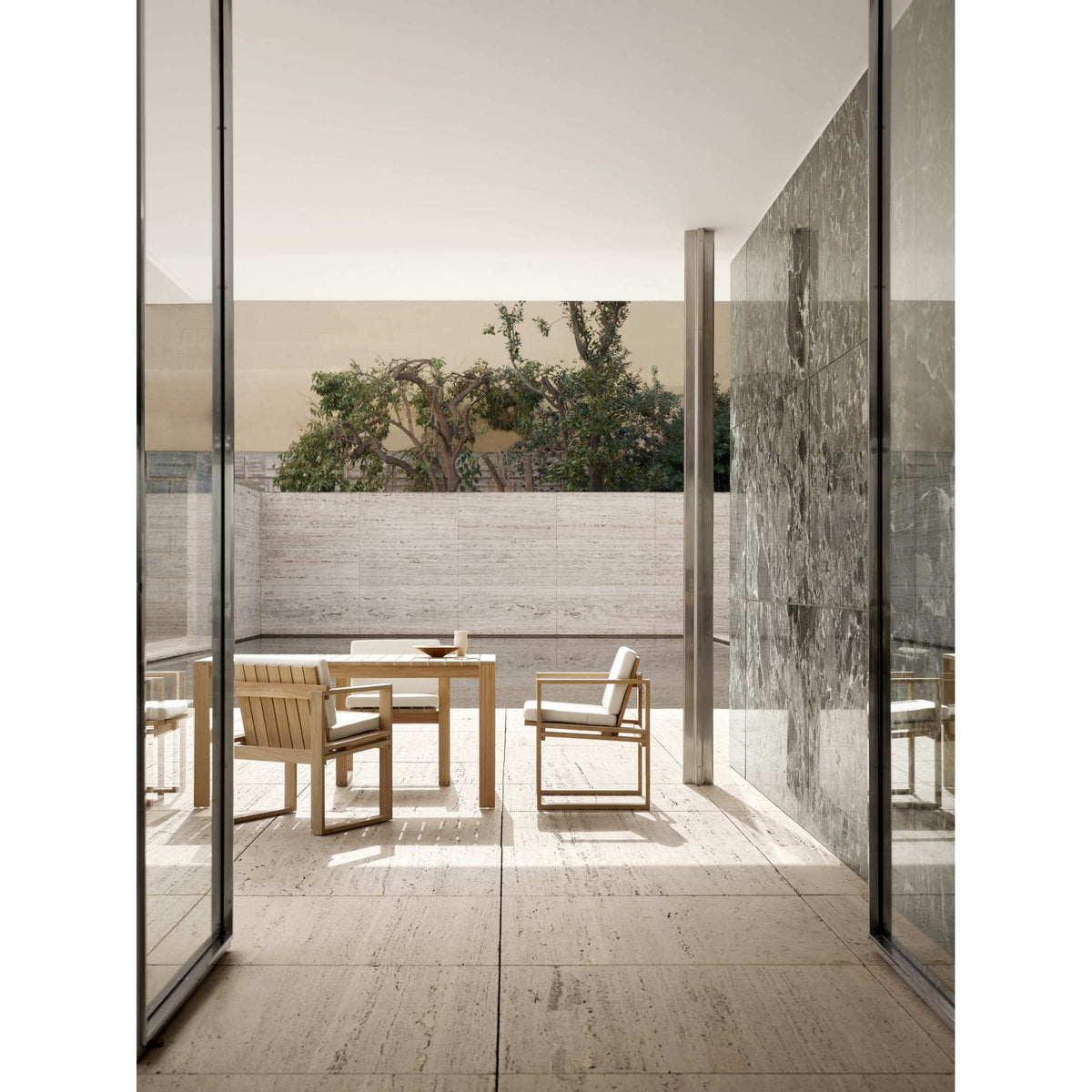Carl Hansen BK15 Indoor-Outdoor spisebord i teak