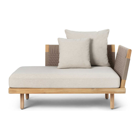 Carl Hansen E541 Embrace Outdoor loungemodul med lav rygg og sidelene – teak, Agora Life Oat 1760