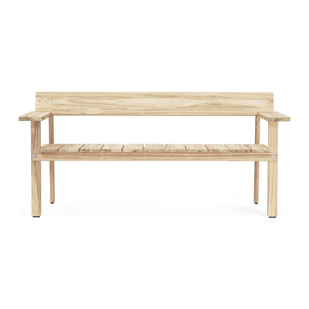 Carl Hansen GL101 Timbur utebenk – teak, ubehandlet