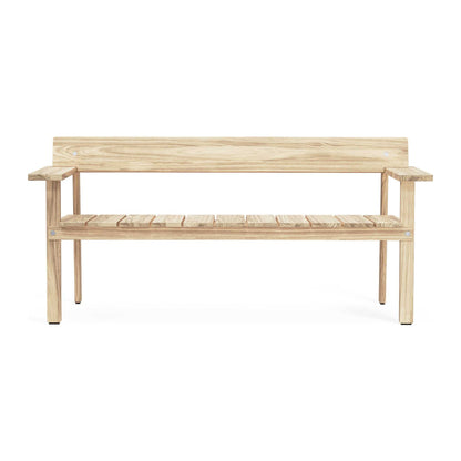 Carl Hansen GL101 Timbur utebenk – teak, ubehandlet