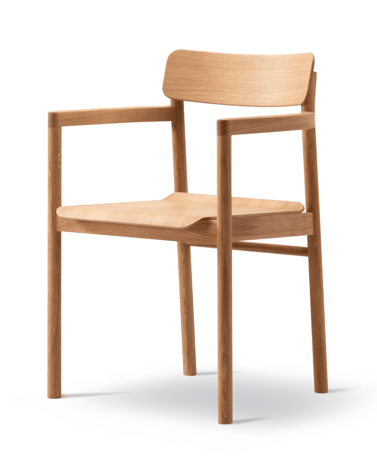 Fredericia Post Armchair tresete. Velg treverk