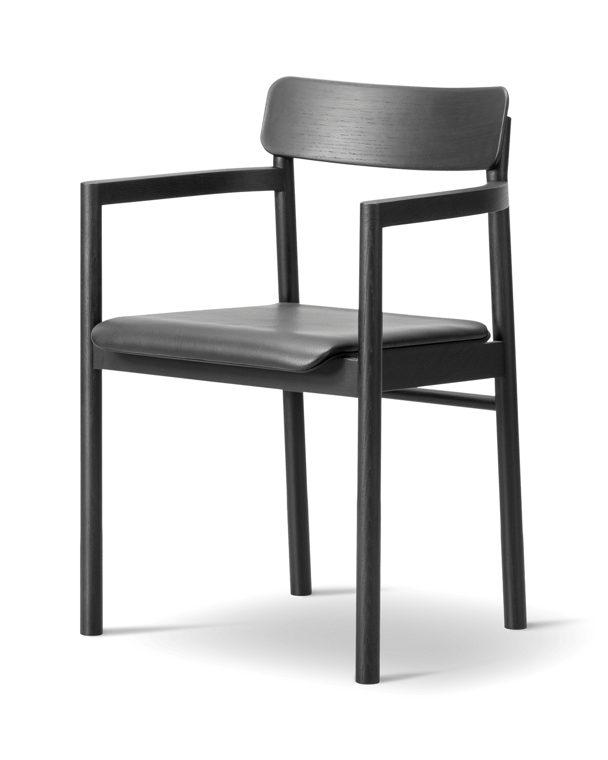 Fredericia Post Armchair setepolstret. Velg tekstil og treverk