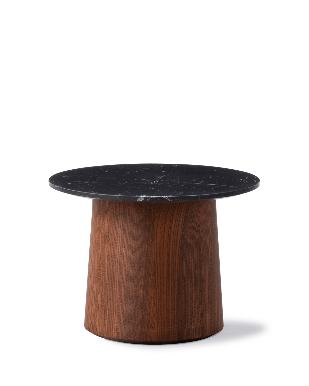 Fredericia Niveau Coffee Table Ø45 cm. Velg treverk og bordplate.