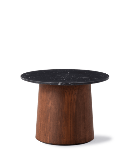 Fredericia Niveau Coffee Table Ø45 cm. Velg treverk og bordplate