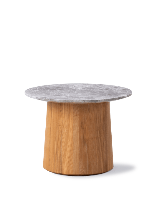Fredericia Niveau Coffee Table Ø45 cm. Velg treverk og bordplate
