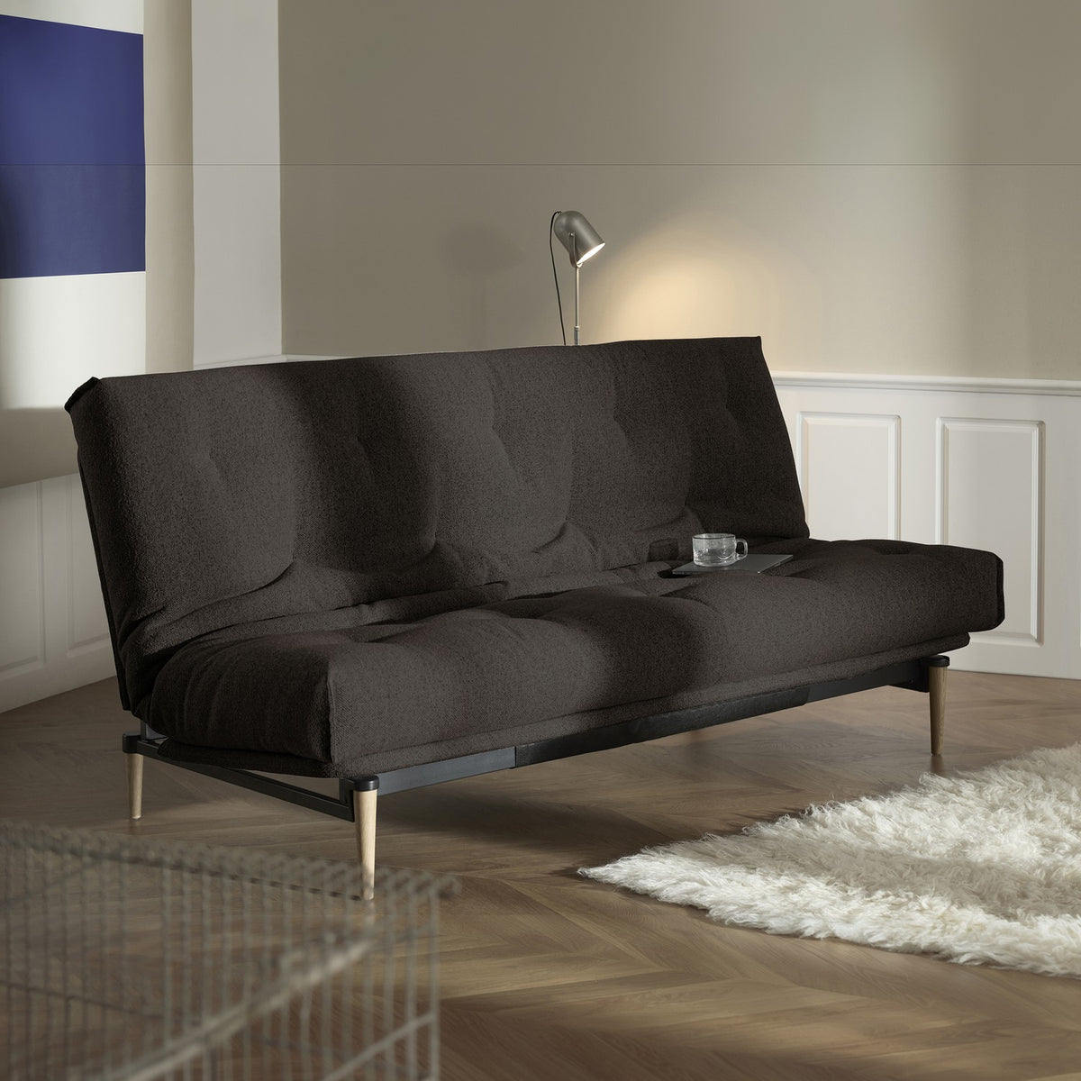 Innovation Living Colpus sovesofa 140 x 200 cm med ben i lys eik