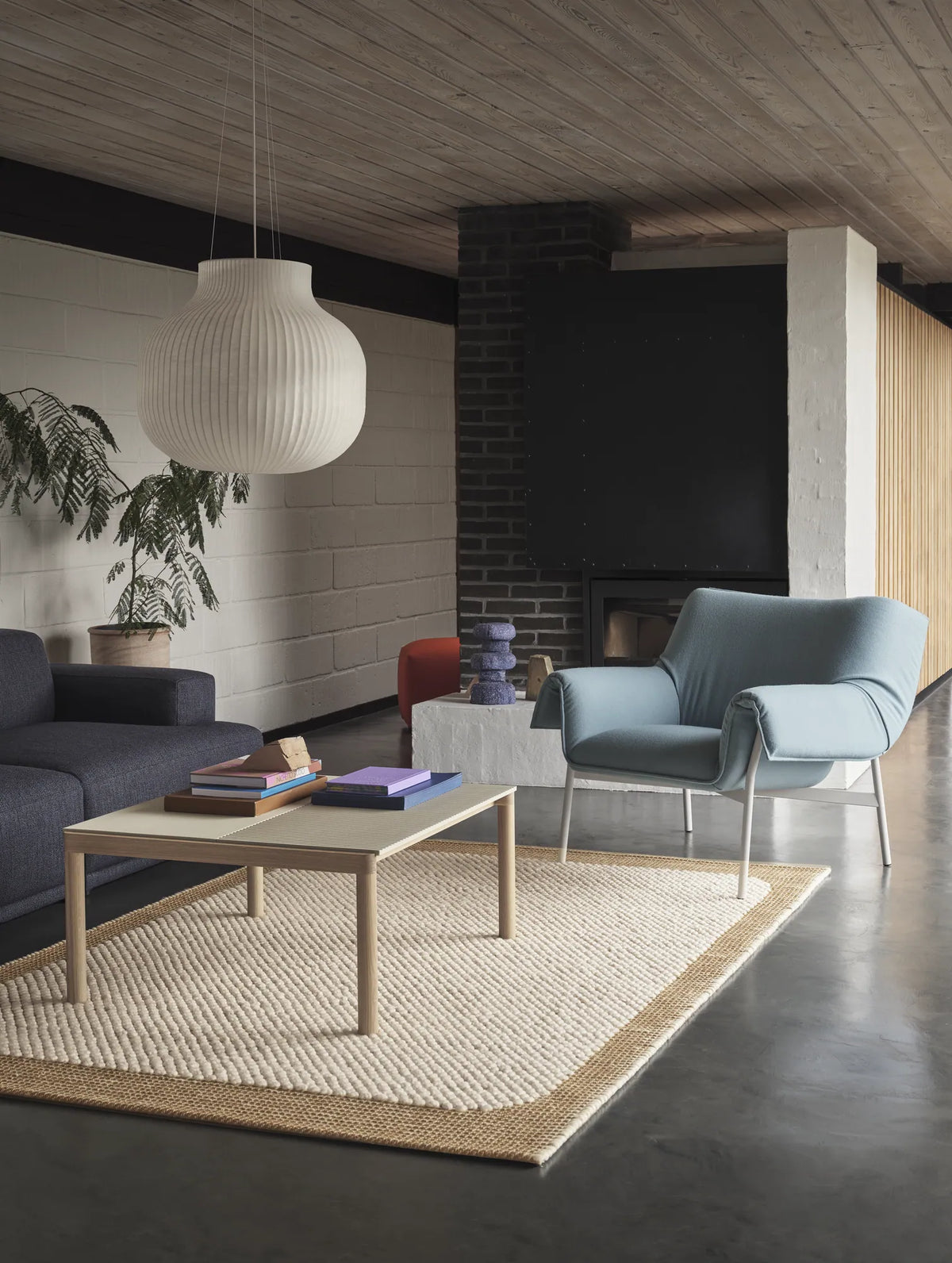 Muuto Pebble ullteppe. Velg størrelse og farge