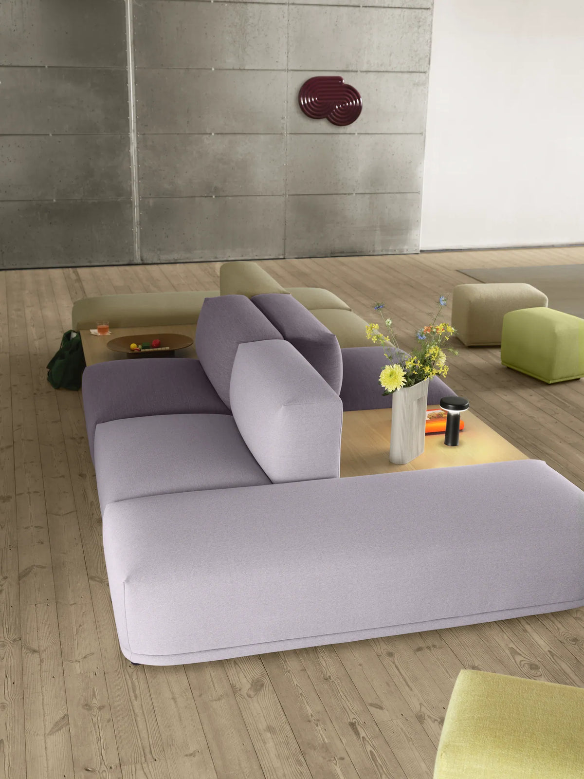 Muuto Connect modulsofa back-to-back