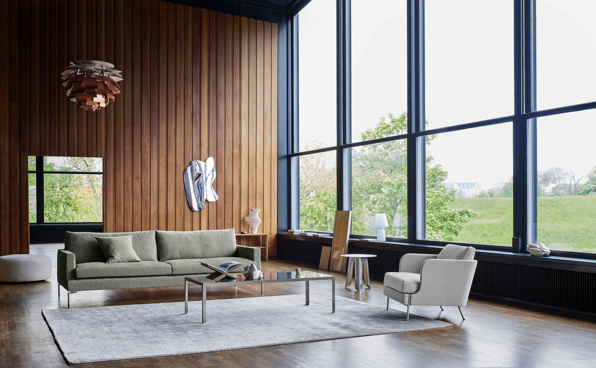 Eilersen Loft sofa – duntopp sete, dunrygg med skumkjerne – miljøbilde