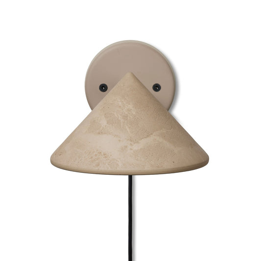 Mater Terra vegglampe med ledning. Velg farge