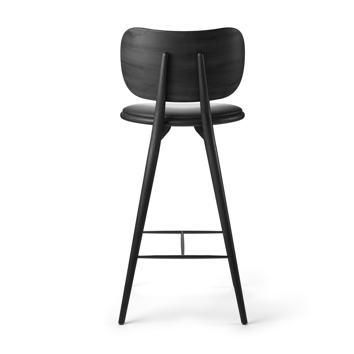 Mater High Stool Backrest barstol. Velg utførelse og høyde
