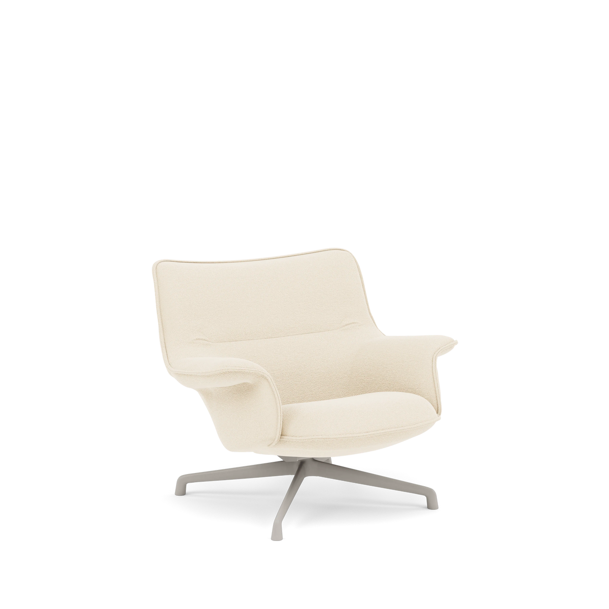 Muuto Doze lenestol lav rygg, svingbar fot. Velg tekstil