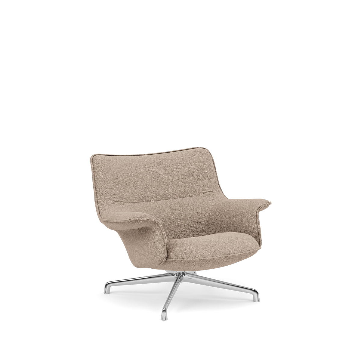 Muuto Doze lenestol lav rygg, svingbar fot. Velg tekstil