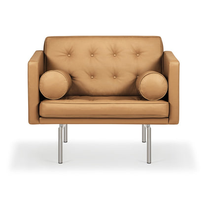 DUX Ritzy lenestol, Naturale skinn Camel