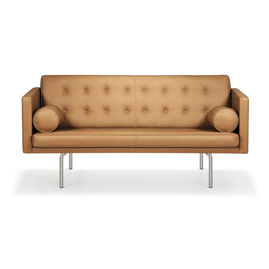 DUX Ritzy 2-seter sofa, Naturale skinn Camel