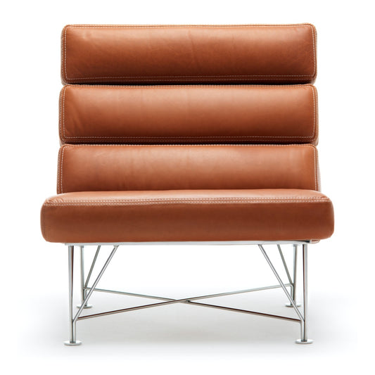 DUX Spider lenestol, krom og Dakota skinn 24 cognac