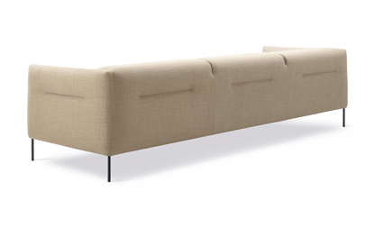 Fredericia Konami Sofa 277 cm, 3-seter. Velg tekstil og understell