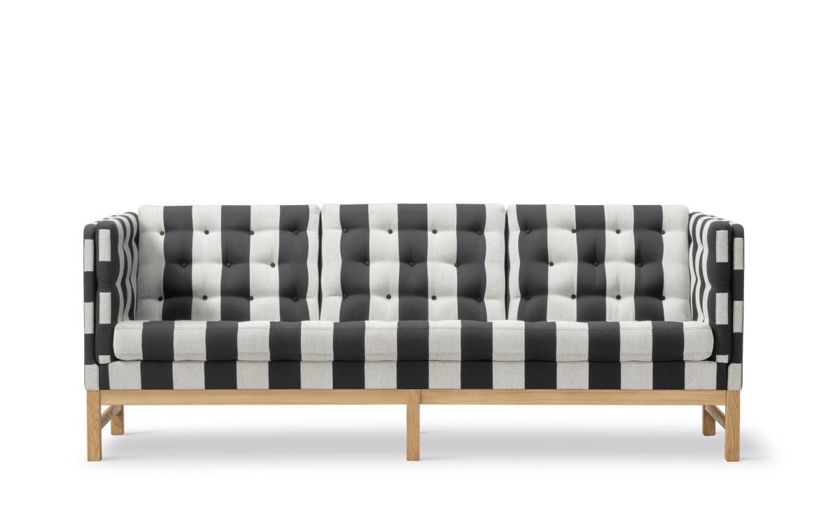 Fredericia EJ315 Sofa 210 cm, 3-seter. Velg tekstil og treverk