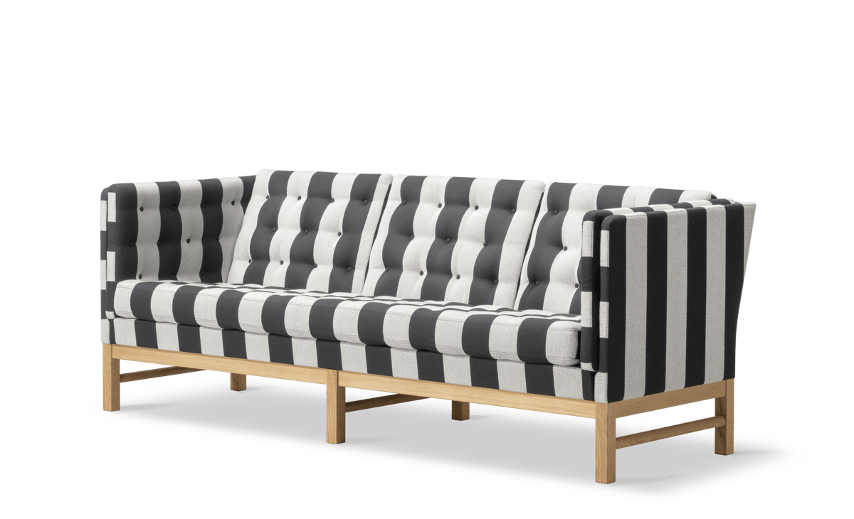Fredericia EJ315 Sofa 210 cm, 3-seter. Velg tekstil og treverk