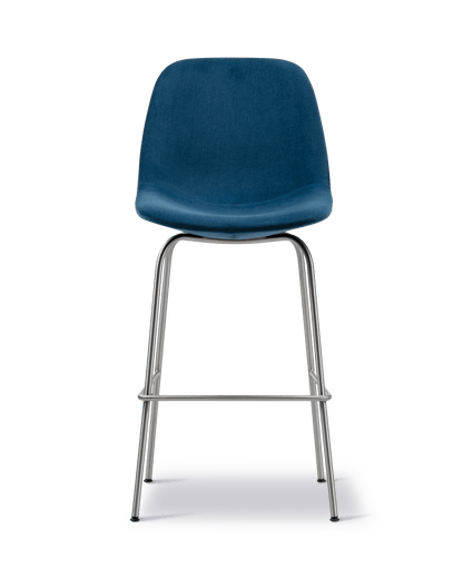 Fredericia Eyes 4 Leg Barstool rørstell. Velg tekstil og understell.