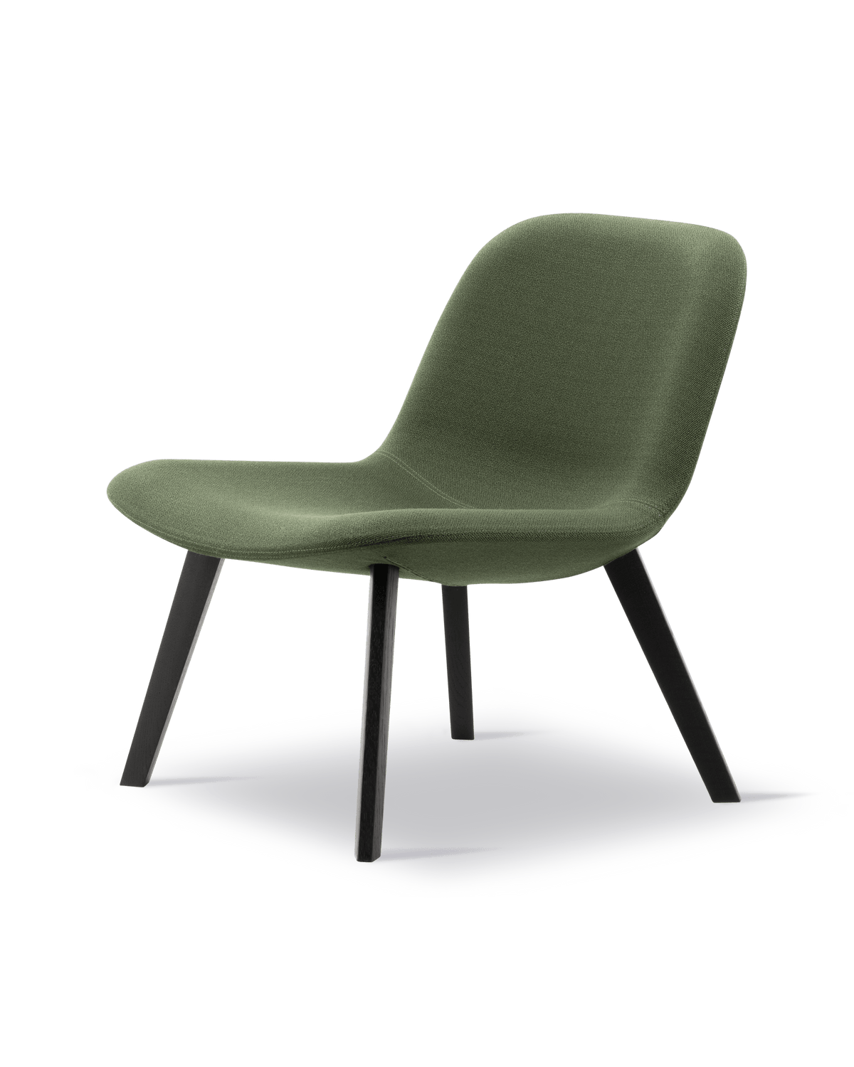 Fredericia Eyes Lounge Wood Chair trestell. Velg tekstil og treverk