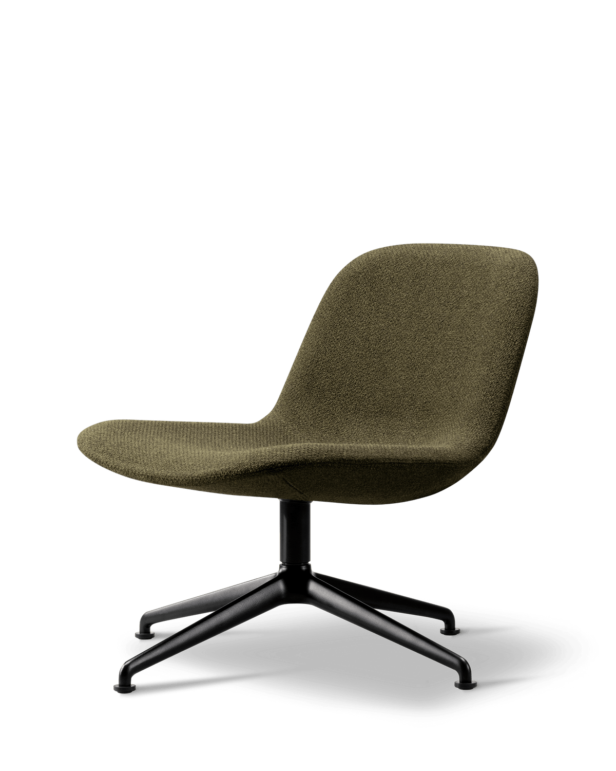 Fredericia Eyes Lounge Swivel Chair dreiefot. Velg tekstil og understell