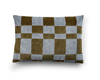 Eilersen Pyjamas pyntepute Luna 40 x 60 cm – H03 – oliven / lyseblå