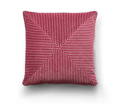 Eilersen Pyjamas pyntepute Tent 50 x 50 cm – P02 – rød / rosa