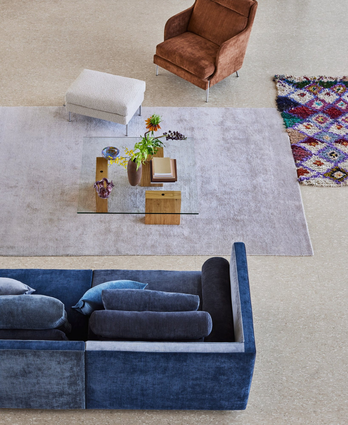 Eilersen Cocoon multicolour modulsofa – miljøbilde