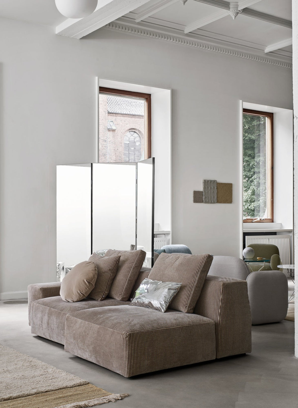 Eilersen Bure Plain modulsofa – skum – miljøbilde