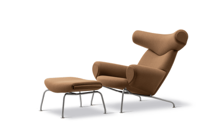 Fredericia Wegner Ox Chair lenestol. Velg tekstil og understell