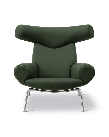 Fredericia Wegner Ox Chair lenestol. Velg tekstil og understell