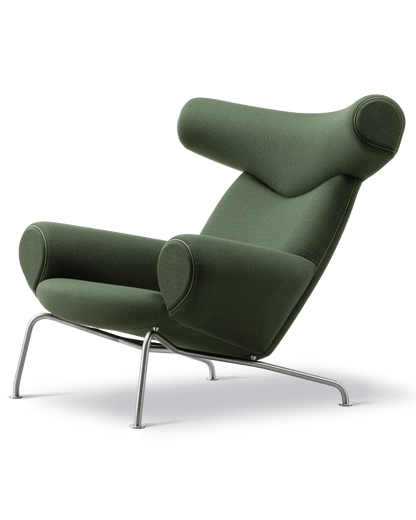Fredericia Wegner Ox Chair lenestol. Velg tekstil og understell