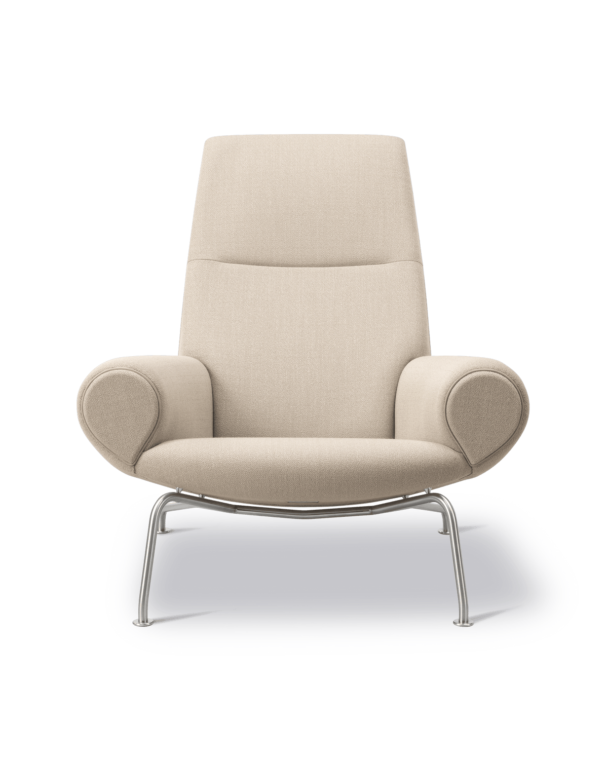 Fredericia Wegner Queen Chair lenestol. Velg tekstil og understell