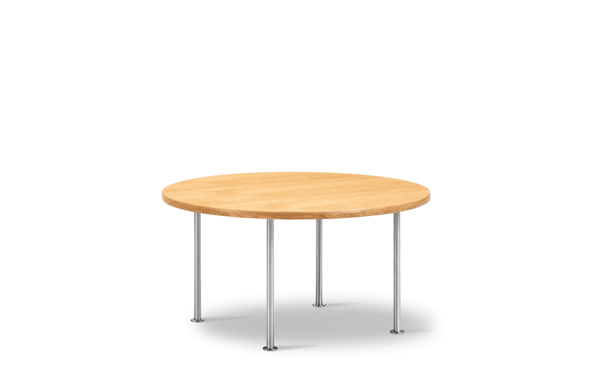 Fredericia Wegner Ox Table Ø80 cm. Velg understell og treverk