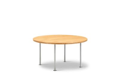 Fredericia Wegner Ox Table Ø80 cm. Velg understell og treverk