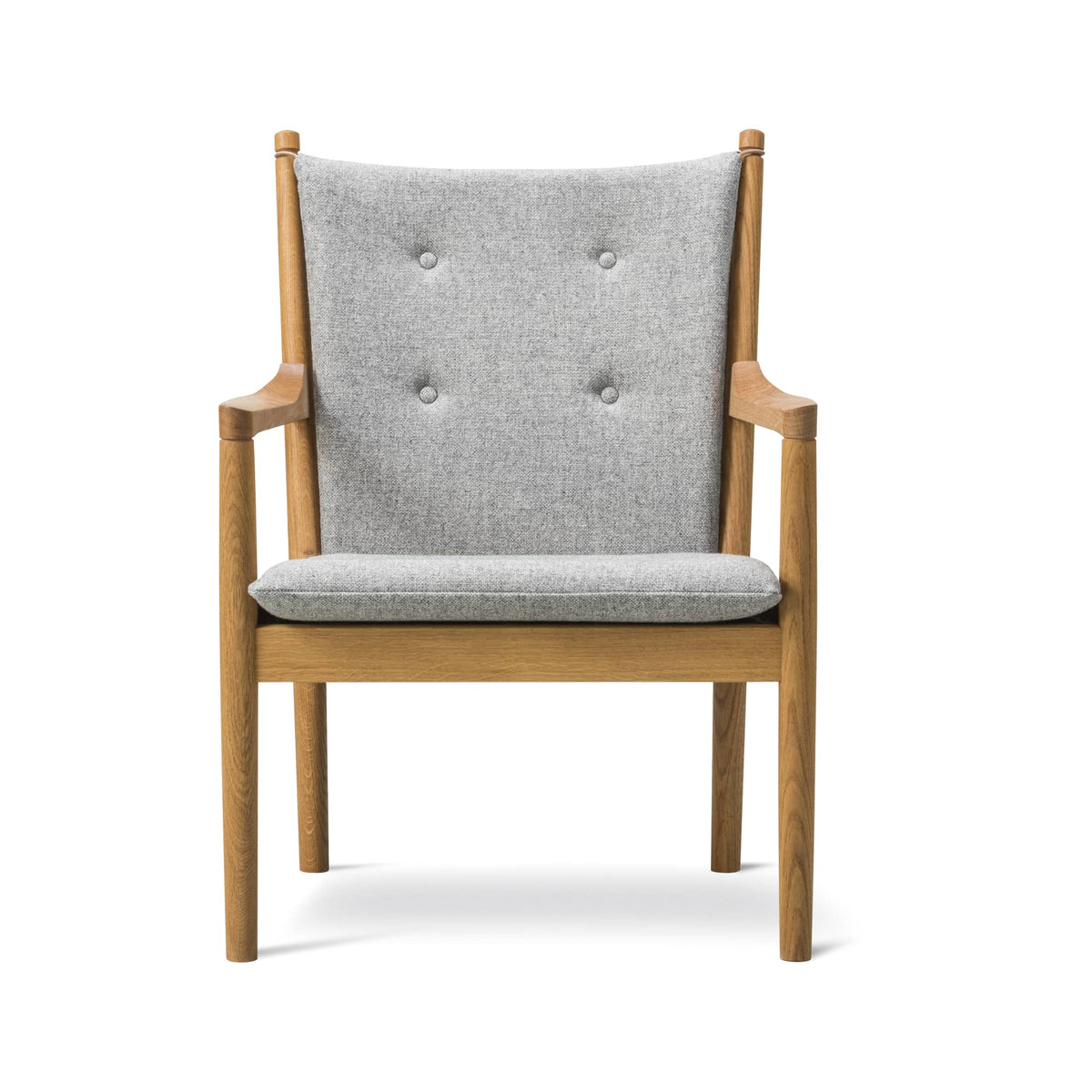 Fredericia Wegner 1788 Lounge Chair lenestol. Velg tekstil og treverk