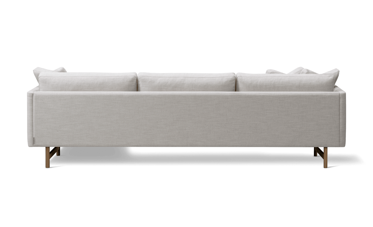 Fredericia Calmo Chaise Sofa 250 cm, 3-seter, chaiselong høyre eller venstre. Velg tekstil og ben