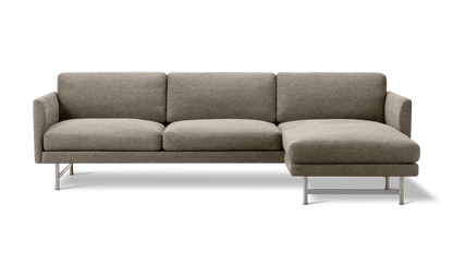 Fredericia Calmo Chaise Sofa 250 cm, 3-seter, chaiselong høyre eller venstre. Velg tekstil og ben