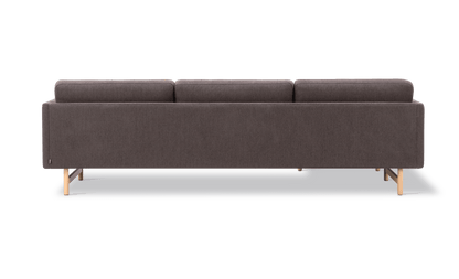 Fredericia Calmo Chaise Sofa 250 cm, 3-seter, chaiselong høyre eller venstre. Velg tekstil og ben