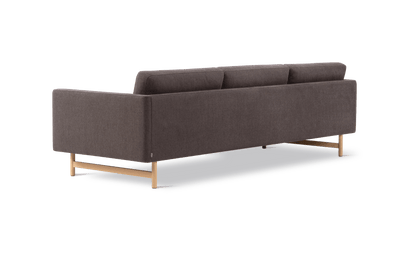 Fredericia Calmo Chaise Sofa 250 cm, 3-seter, chaiselong høyre eller venstre. Velg tekstil og ben