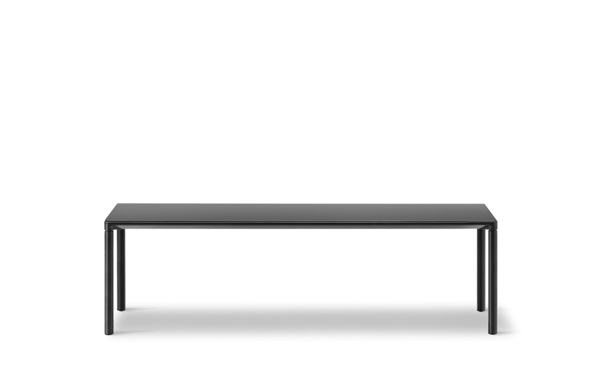 Fredericia Piloti Alu Table 120 × 39 cm. Velg understell og bordplate