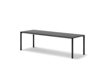 Fredericia Piloti Alu Table 120 × 39 cm. Velg understell og bordplate