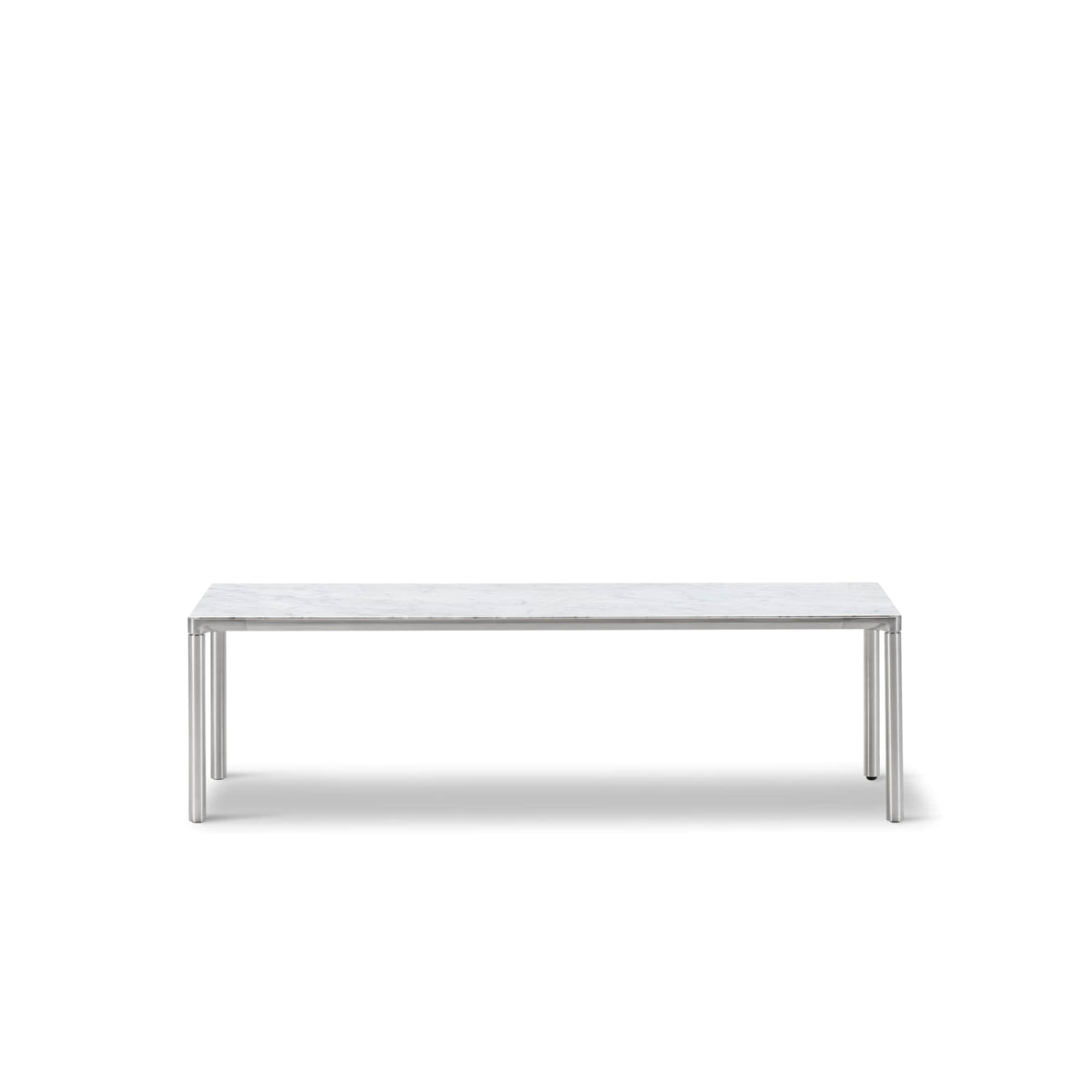 Fredericia Piloti Alu Table 120 × 39 cm. Velg understell og bordplate