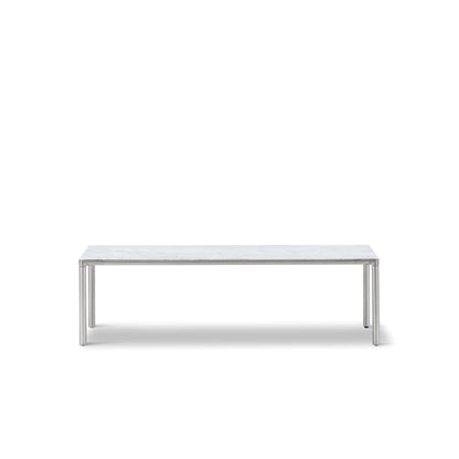 Fredericia Piloti Alu Table 120 × 39 cm. Velg understell og bordplate